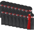 Univivi 16 Pack Suit Cover Bags 60 Inch Garment Bags for Hanging Clothes, Garment Bags for Women Dresses with Clear Window and ID Card Holder for Suit Jacket, Skirt, Shirt and Coat