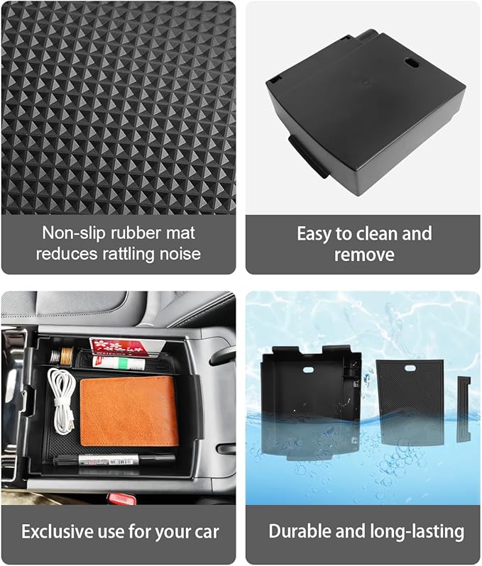 CDEFG for 2025 2026 Hyundai Tucson Limited Center Console Organizer, for 2025 2026 Hyundai Tucson Accessories Middle Console Storage Box(Electronic Transmission of AT ONLY)