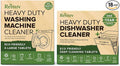 Renuv® Washing Machine Cleaner + Dishwasher Cleaner Bundle - Heavy Duty Appliance Deep Cleaning, Descaling and Deodorizing
