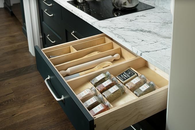 Rev-A-Shelf Wood Drawer Divider Accessory Drawer Inserts