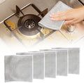 Pousbo Multipurpose Wire Dishwashing Rags, 2024 New Metal Wire Dishwashing Cloths Towels Scrubs Cleans, Premium Scrubbing Wire Dishwashing Rags Non-Scratch Wire Dishcloth for Dishes, Sinks(5)