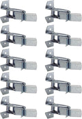 Heavy Duty Metal Gaint Spring Grip Clamp Tool Hanger Wall Orgainzer for Garage Closet Brooms and Mops Wall Mount Holder (Pack of 10)