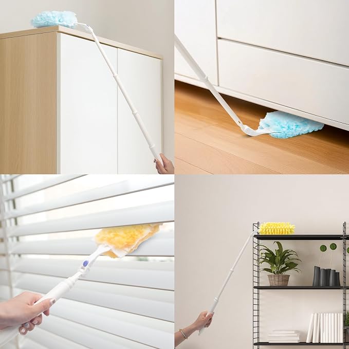 Heavy Duty Duster Handle Replacement Compatible with Swiffer Duster,1Pcs | Compatible with Swiffer Duster Refills, Extendable Handle, Adjustable Length