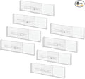 iDesign Expandable Deep Drawer Dividers, Set of 8, Clear | Kitchen, Dresser, Desk Drawers