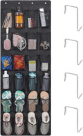 F-color Over the Door Organizer for Cruise - 24-Pocket Hanging Organizer | Tool-Free Mount with 4 Metal Hooks, See-Through Mesh Pockets, Lightweight & Foldable, Space-Saving for Travel and Daily Use