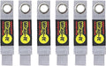 Heavy-Duty Wrap-It Storage Straps - 7" (6-Pack) Silver - Garage Organizer and Appliance Cord Holder for Home Storage Essentials