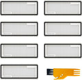 Filter Accessories for Narwal Freo Z10, Freo X Ultra, Freo X Plus, Freo Z Ultra, Freo Pro Vacuum Cleaner, Freo X Ultra Replacement Part 7 Pcs Filter