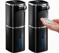 2 Pack Automatic Soap Dispenser Touchless, Rechargeable | Liquid Soap Dispenser 9 Adjustable Levels,13.5oz/400mL,IPX5 Waterproof, Wall Mounted or Countertop for Kitchen & Bathroom