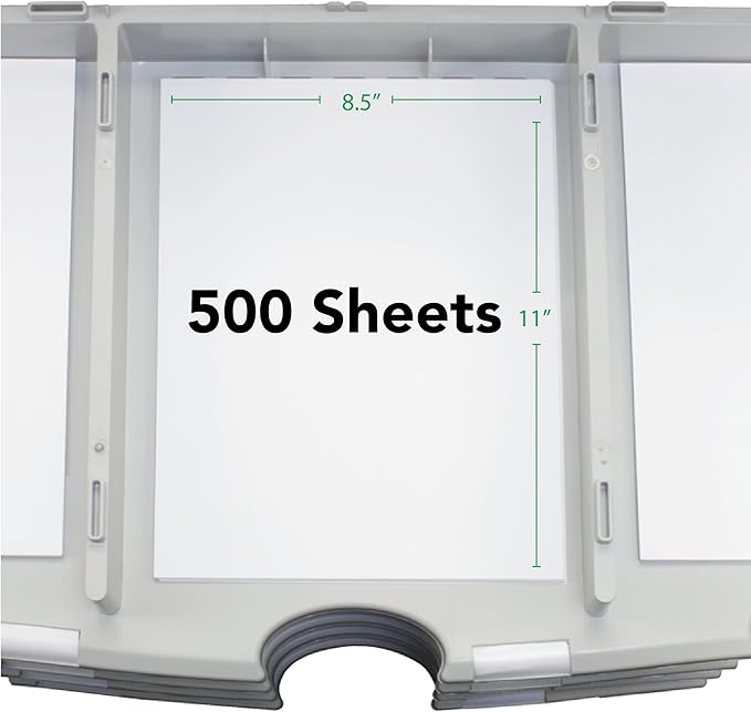 Storex 12-Compartment Literature Organizer/Document Sorter, Grey (61601U01C)