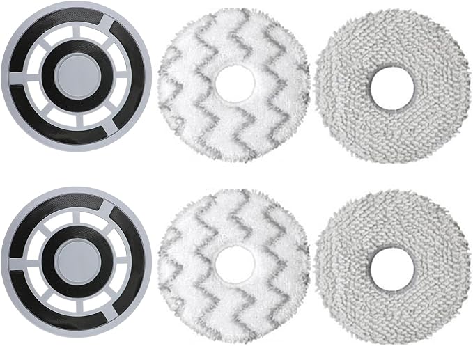 Replacement Parts - Replenishment Kit (Q Revo etc Pad Plate and Mop - 6 Pack)