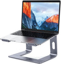 BESIGN LS03 Aluminum Laptop Stand, Ergonomic Detachable Computer Stand, Notebook Holder, Laptop Mount Compatible with Air, Pro, Dell, HP, Lenovo More 10-15.6" Laptops, Space Gray