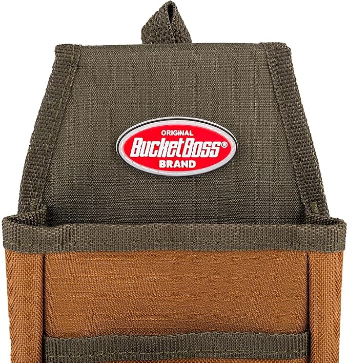 Bucket Boss - Utility Pouch with FlapFit, Pouches - Original Series (54170), Brown