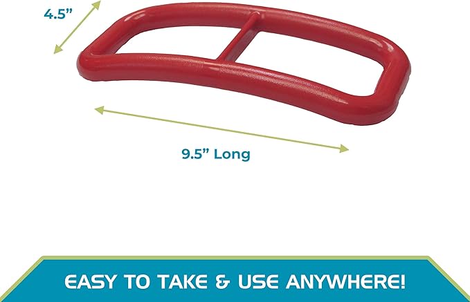 Able Life Universal Standing Handle, Portable Standing Aid Equipment for Easy and Safe Transfers, Ergonomic Lift Assist Grab Bar for Adults, Seniors, and Elderly, Sit to Stand Lifting Aid, Red