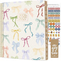 bloom daily planners 2026-2027 Planner (8.5” x 11") 13 Month Academic Year Organizer (July 2026 - July 2027) - Weekly & Monthly Agenda Book with Stickers & Tabs - Bows