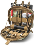 WYNEX Tactical Mag Admin Pouch, Molle Triple Magazine Pouches | Utility Tool Pouch Medical EMT Organizer with Triple Stacker Magazines Holder for M4 M16, Molle Compatible, Patch Included