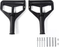 Matthew 2Pcs Commercial Mop Head Clamps for Screw Plastic Mop Heads,Quick Change Head Mop Handle,Heavy Duty Mop Head Replacement Holder Change Handle -Commercial Gripper Mop Wet Mop Handle (Black)