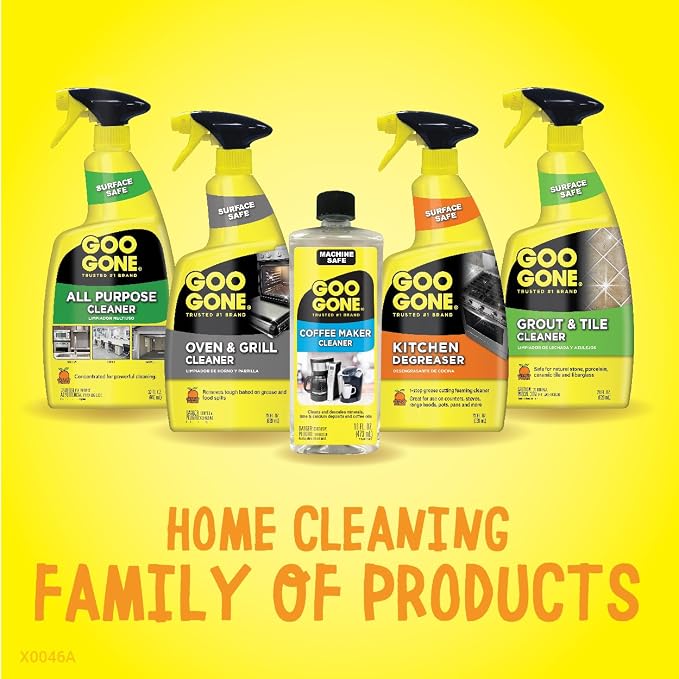Goo Gone Grout & Tile Cleaner - Stain Remover - 14 Fl. Oz. | Grout & Tile Cleaners