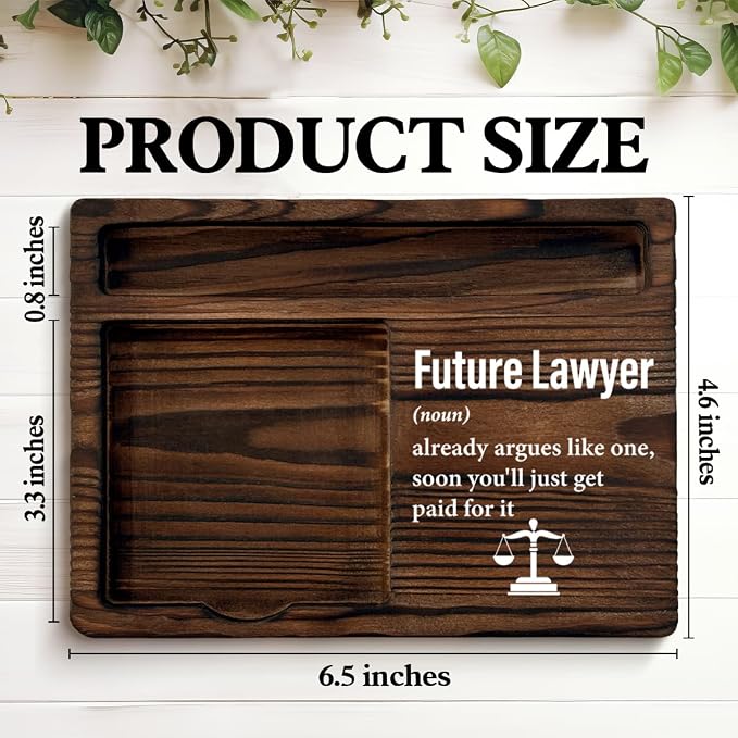 Future Lawyer Sticky Note Holder, Lawyer Gifts for Attorney Paralegal Law Students Law School Graduate Attorney