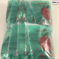 5858-S Original Mini Ziplock 2.5mil Plastic Bags 5/8" x 5/8" Reclosable Baggies (Green, Pack of 1000)