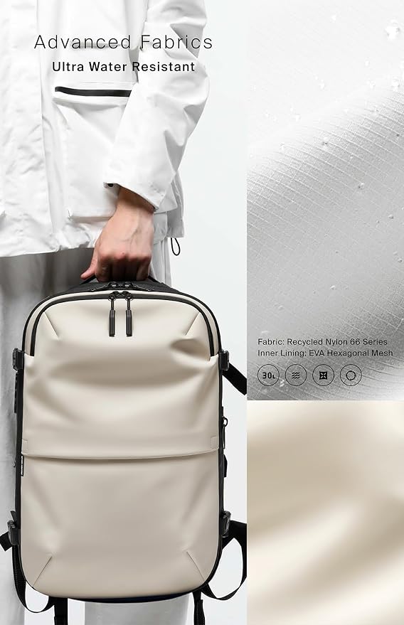 BlackVoyage Vortex Vacuum Seal Travel Backpack 60L Expandable Air Compression System Water Resistant TSA Lock Carry-On