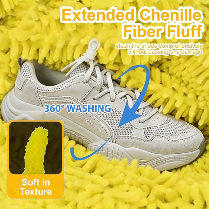 Shoe Washing Machine Bag, Reusable Sneaker Laundry Bag, 2 Pack White | Helps protect shoes and washers from damage, improves cleaning performance, reduces deformation, reusable and durable