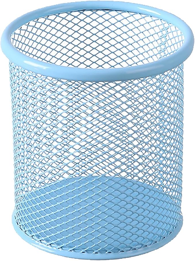 Pen Holder Pencil Organizer Mesh Cup Marker Tape Clip Scissors Container for Office Desk School Student and Teacher