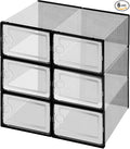 6PCS transparent shoebox for easy storage shoes odorless environmentally friendly particles plastic
