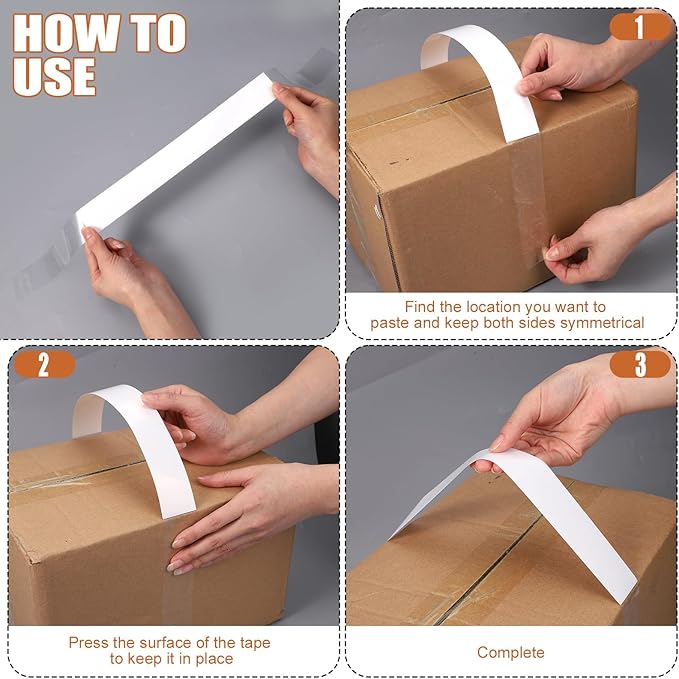 120pcs Adhesive Carry Handle, Stick on Carrying Handle Box Handles Straps Box Straps for Carrying Moving Lifting Boxes, up to 25 Pounds Carry Load