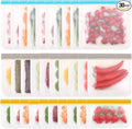 30 PCS Reusable Freezer Bags Washable, BPA Free Leakproof Food Storage Bags for Fruit, Meal Prep, Freezing Meat- 10 Gallon 10 Sandwich 10 Snack