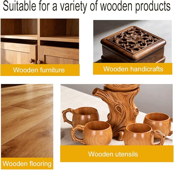 Beeswax Wood Polish Spray,Beeswax Essential Oil Wax, Natural Essential Oil Wax Cleaner for Furniture, Floors, Living Rooms, Kitchens