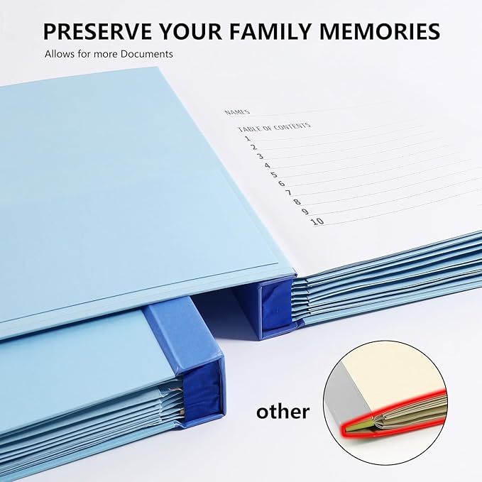 Important Document Organizer|Personal Binder Organizer with Labels Accordion File Stylish Binder for Storing Important Papers, Certificates, Passports, Photos, and Letters (Khaki)