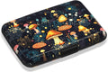 Mini Metal Wallet Credit Card Holder Business Card Case Slim Metal ID Case for Men Women, Cute Mushrooms