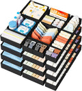 DIMJ Drawer Organizer Clothes 28 Pack - Foldable Baby Organizers and Storage Dresser Organizer for Bedroom, Closet Nursery Organization Dresser Dividers for underwear, Sock, Bra, Belt, Tie