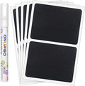 ONUPGO Chalkboard Pantry Labels, Large Chalkboard Labels Stickers for Big Bins Boxes, Food Label Sticker, Waterproof Kitchen Pantry Names Labels Containers Jar Labels