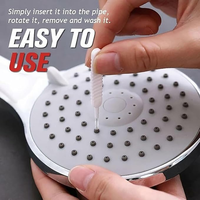 Shower Head Cleaning Brush, 2026 Upgrade Shower Head Cleaning Brush for Small Hole Gap Hole Anti-Clogging Cleaning Brush Multifunctional Shower Head Cleaner Tool for Household (40pcs)