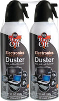 Dust-Off Compressed Gas Dusters, 10 Oz, Pack of 2