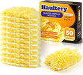 50 Count Heavy Duty Duster Refills Compatible with Swiffer Dusters | 360° All-Around Unscented Disposable Microfibre Dusters, Multisurface Indoor Cleaning for Fans, Blinds, Corners, Refills Only