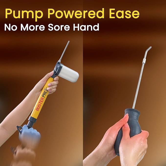 Relime Diatomaceous Earth Powder Duster Adjustable Upto 4 FT, Powder Output Adjustable Pump Applicator, Duster, Dispenser, Sprayer, Dust Application for Diatomaceous Earth