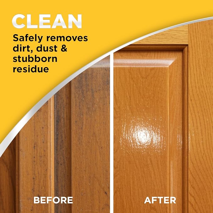 Weiman Wood and Cabinet Restorer 3-In-1 Bundle - Removes Dirt, Residue, Dust, Reduces Scratches, Restore Shine, Prevent Fading, UV Shield Technology, Safe for Antique Wood, Tables, Chairs, Cabinets