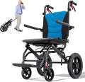 Wheelchairs for Adults Transport Chair Lightweight Foldable with Telescopic Handle, Ergonomic Portable Folding Travel Wheel Chairs for Seniors
