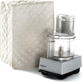 Covermates Keepsakes Blender Cover – Quilted Appliance Protector for Food Processors – Dust & Stain Resistant, Washable Slip‑On Design for Countertop Storage, Cream