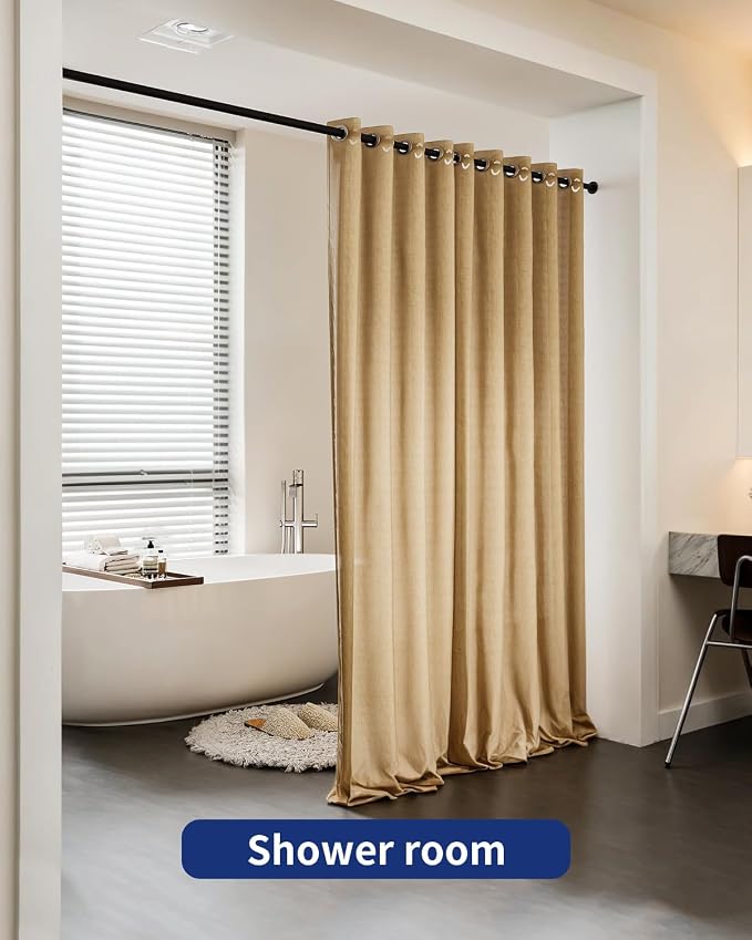 BaiNong Closet Rods for Hanging Clothes Adjustable 17"-30" Black Heavy Duty | Closet Rod for Closet Wardrobes,Walk-in Closet, Laundry RV