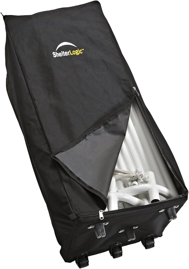 ShelterLogic Store-IT Canopy Rolling Storage Bag, Black