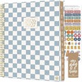 bloom daily planners 2026-2027 Planner (8.5” x 11") 13 Month Academic Year Organizer (July 2026 - July 2027) - Weekly & Monthly Agenda Book with Stickers & Tabs - Checkered