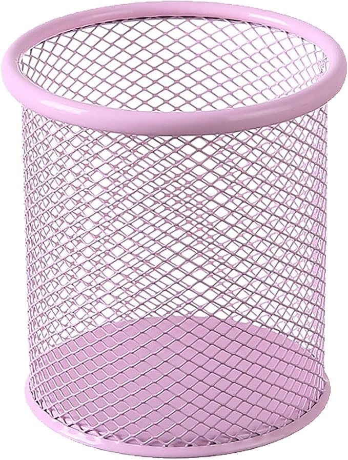 Pen Holder Pencil Organizer Mesh Cup Marker Tape Clip Scissors Container for Office Desk School Student and Teacher