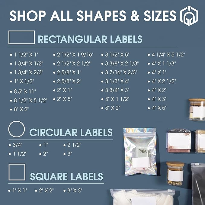 4" X 1.33" Matte White Printable Address Labels (500 Sheets, 7000 Stickers) Mailing Labels for Envelopes, File Folder Stickers for Laser & Inkjet Printers - Spartan Industrial Template R018