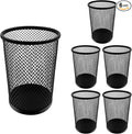 HSYMQ Desk Pencil Pen Holder, Wire Mesh Pen Cup Holder for Desk Organizer and Office Desk Accessories (6 Pack)