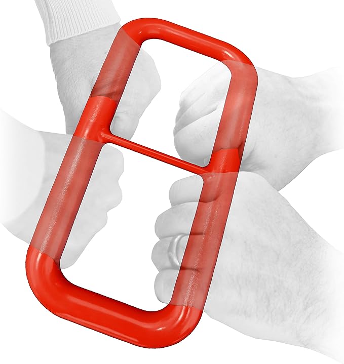 Able Life Universal Standing Handle, Portable Standing Aid Equipment for Easy and Safe Transfers, Ergonomic Lift Assist Grab Bar for Adults, Seniors, and Elderly, Sit to Stand Lifting Aid, Red