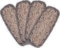 CLEANHOME Microfiber Mop Pads 4 Pieces for Floor Cleaning,Fit CLEANHOME Dust Mop: B09PBPGSJ3, Chenille Microfiber Replacement Pads