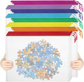 YOPCDJ 24pcs Mesh Zipper Pouch File Bags Puzzle Storage Bags, A3 17x12 Inches Large Reusable Zipper Pouches for Organizing Classroom Board Game Organization